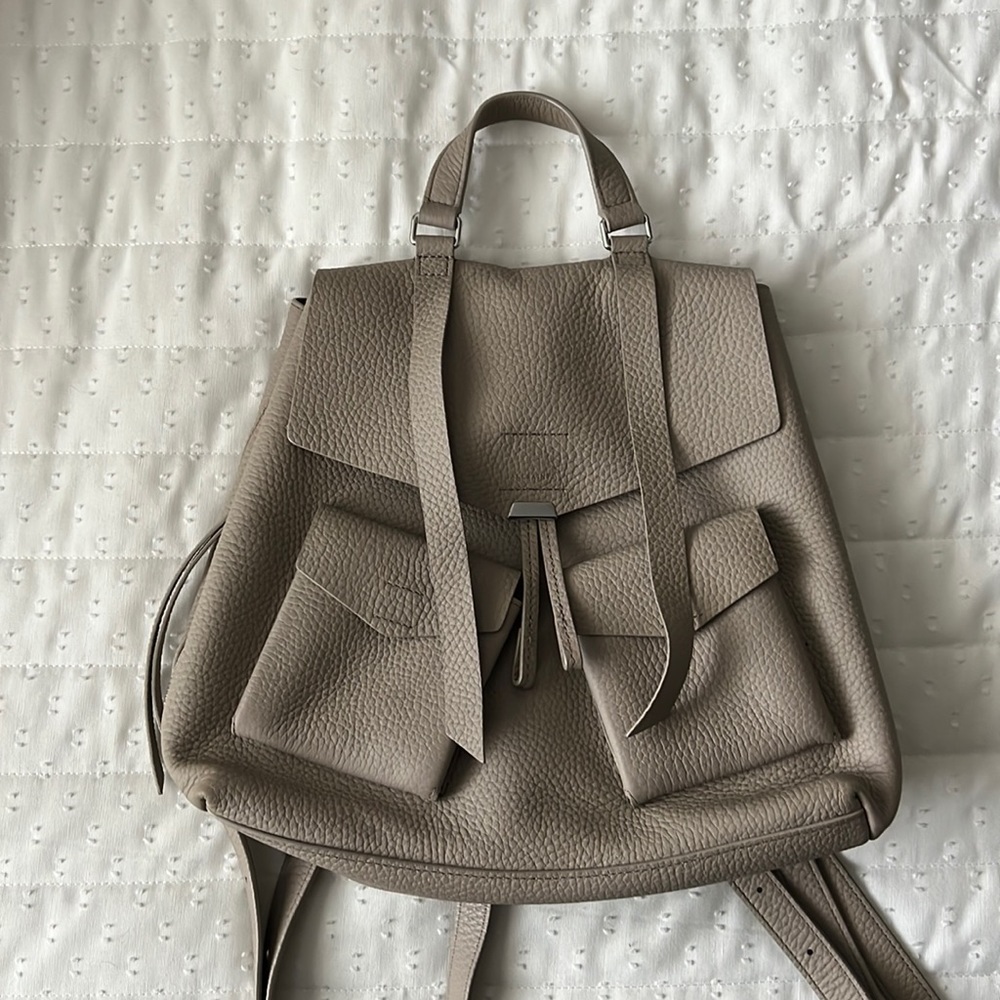 AllSaints Leather Captain backpack